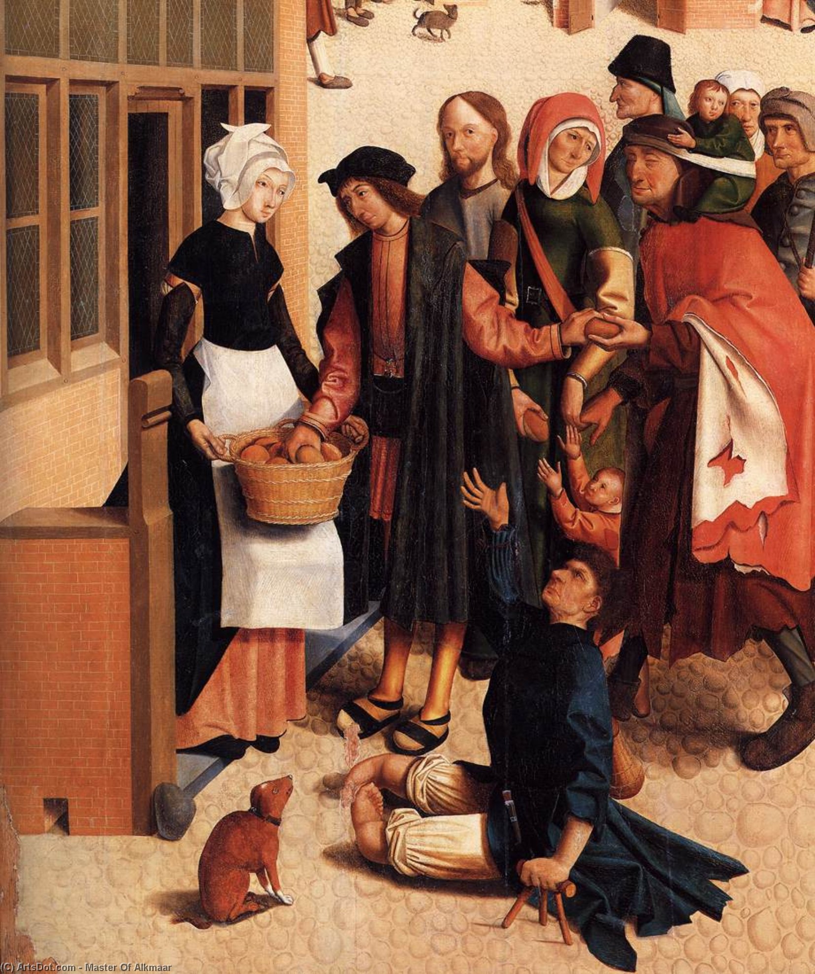 The Seven Works Of Mercy (detail) — Master Of Alkmaar
