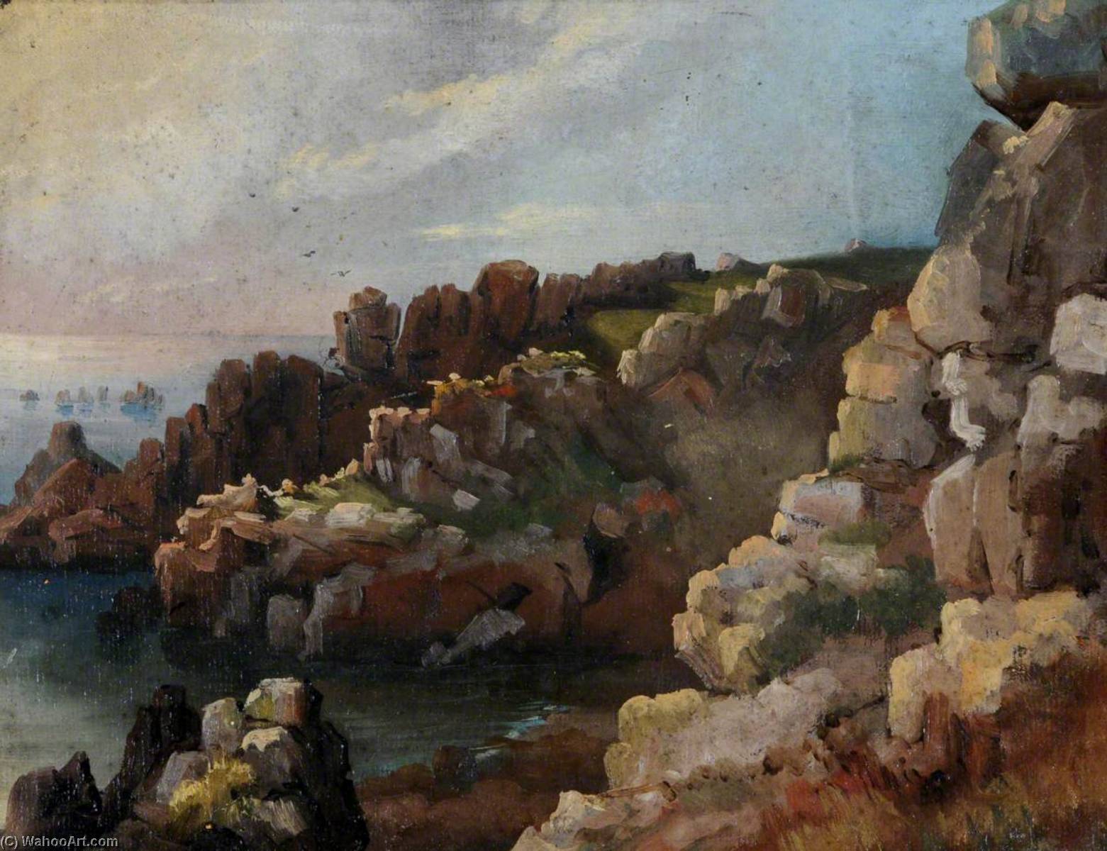 Coastal Scene — Philip John Ouless