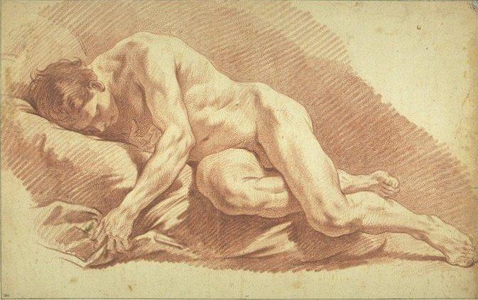 Naked Man Sleeping — Карл Ван Лoo