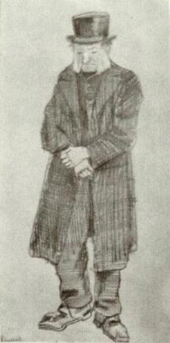 Orphan Man With Top Hat And Hands Crossed — フィンセント・ファン・ゴッホ