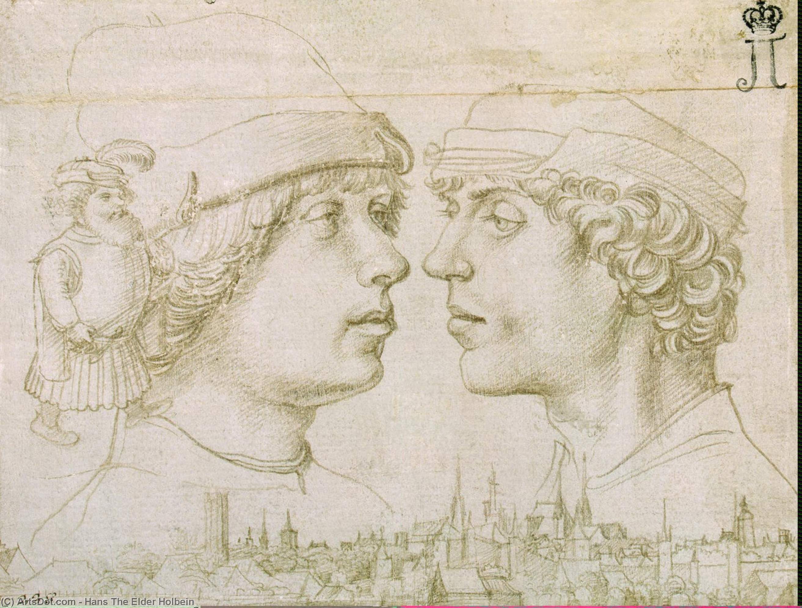 Portrait Of The Artist's Sons — Ханс Холбајн Старији