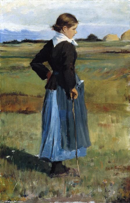 French Peasant Girl — Frederick Childe Hassam