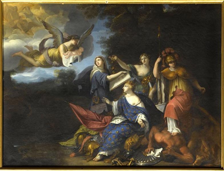 Allégorie De La Naissance De Louis Xiv 1638 — Gabriel Blanchard