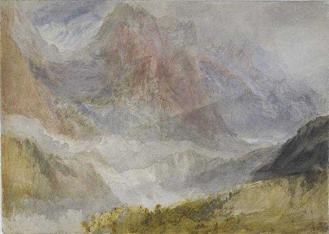 Monte Rosa (or The Mythen, Near Schwytz) — Joseph Mallord William Turner