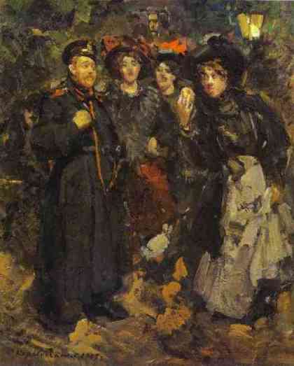 A Boulevard — Konstantin Alexeievitch Korovin