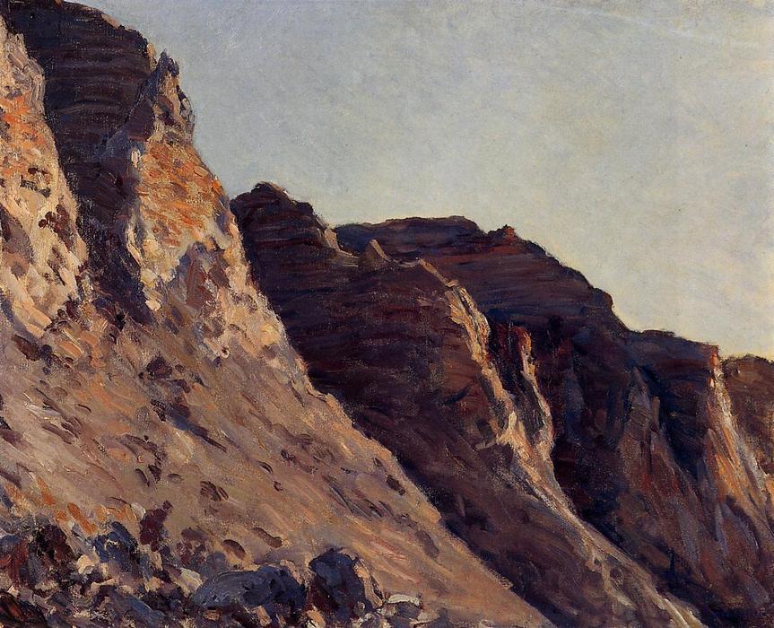 Cliff At Villers Sur Me — Gustave Caillebotte