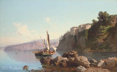Fishing Vessels Before Sorrento — Alessandro La Volpe