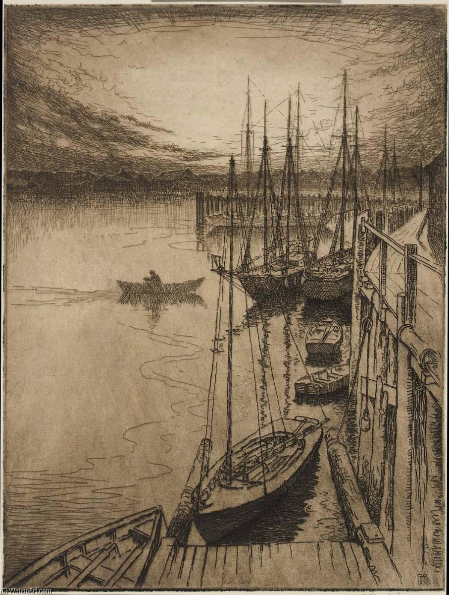 Low Tide At Dawn — George A Bradshaw
