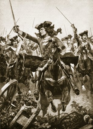 The Duke Of Marlborough At The Battle — Richard Caton Woodville