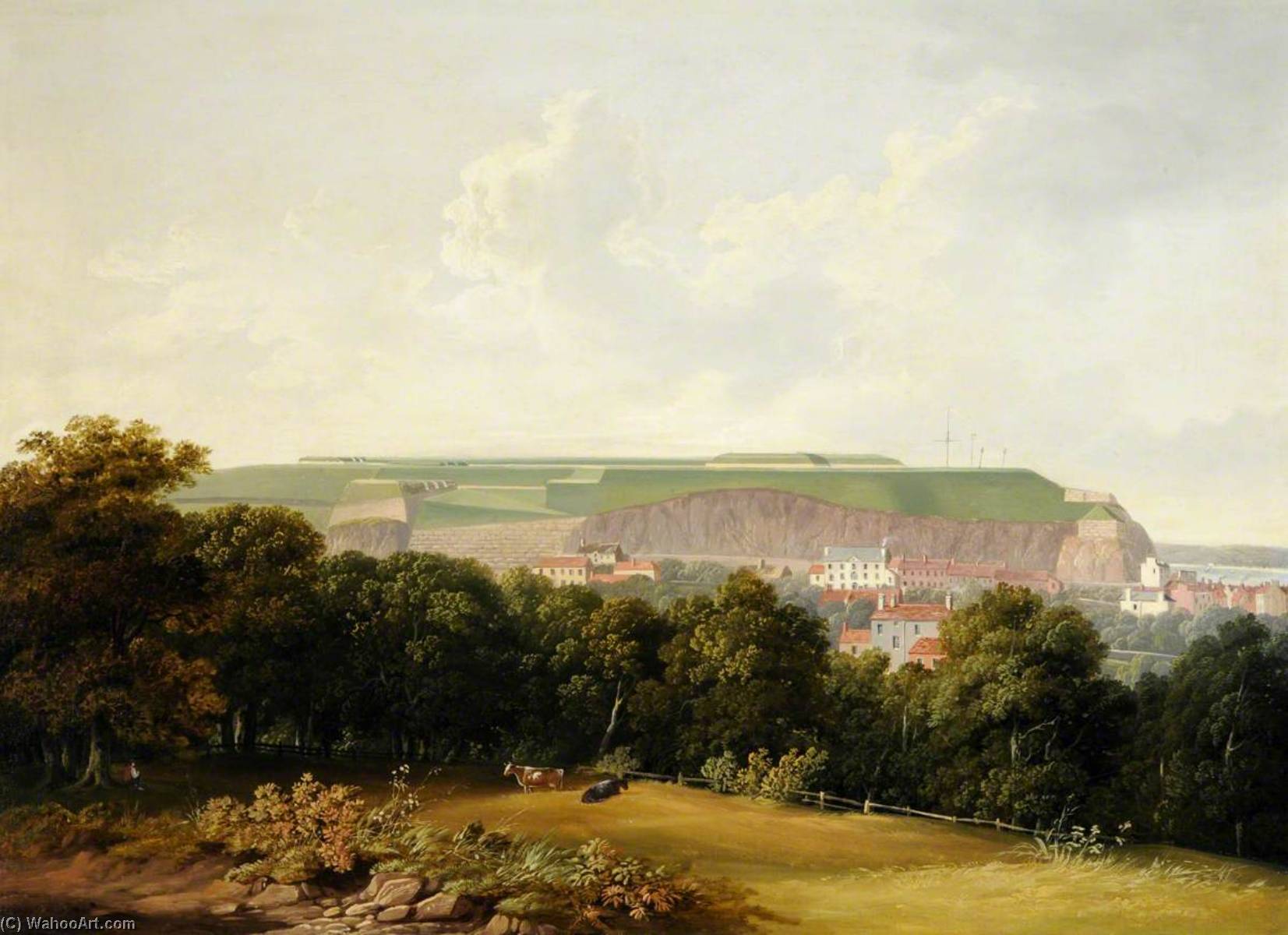 Fort Regent Overlooking St Helier — John Tobias Young