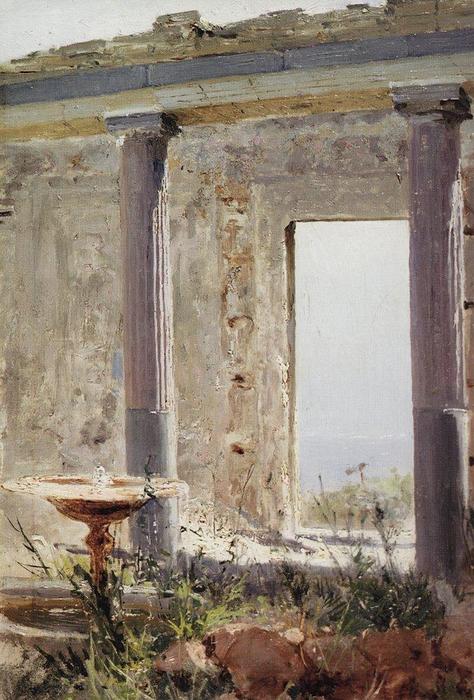 The Ruins Of Of The Palace In Palestine — Vasily Dmitrievich Polenov