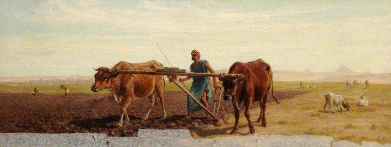Agriculture In The Valley Of The Nile — Frederick Trevelyan Goodall