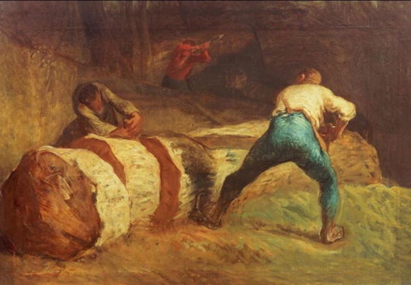 The Wood Sawyers — Jean-françois Millet