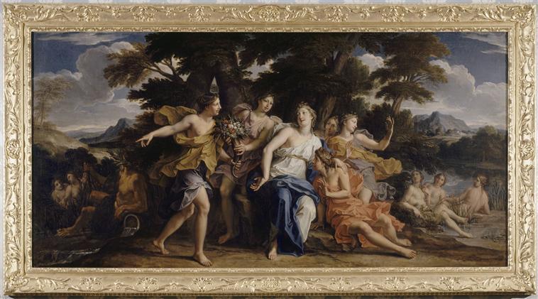 Nymphes Presentant Une Corne D'abondance A Amalthee — Noel Nicolas Coypel