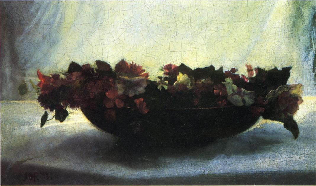 Bowl Of Flowers — John La Farge