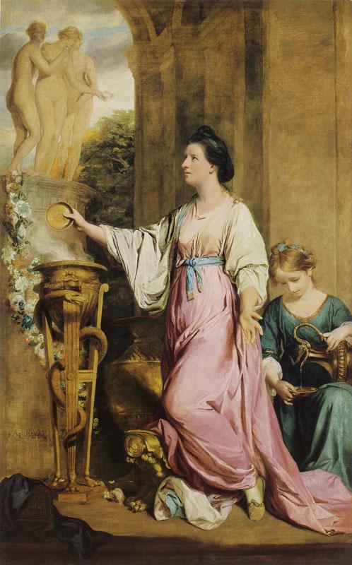Lady Sarah Bunbury Sacrificing To The Graces — Sir Joshua Reynolds