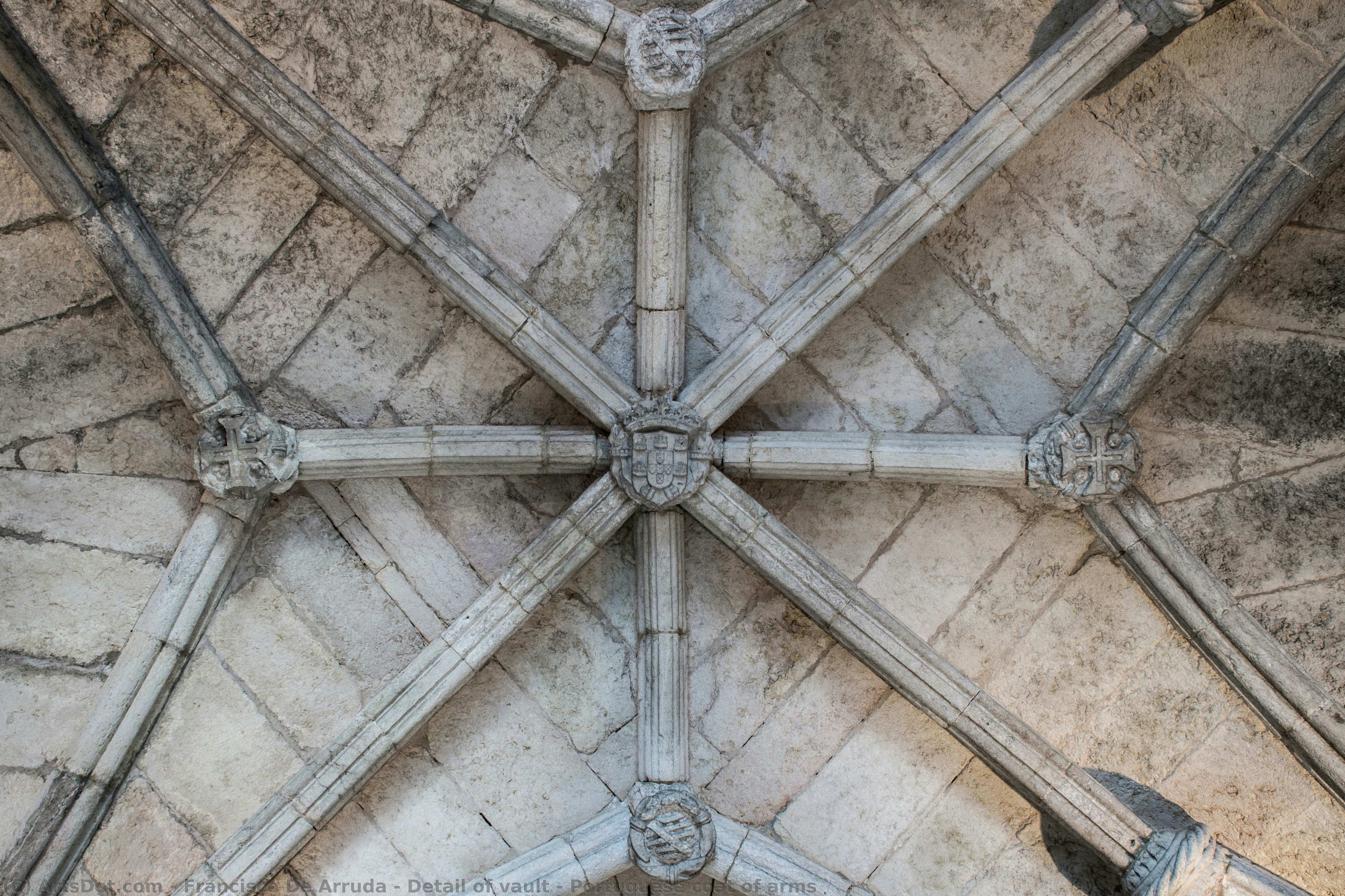 Detail Of Vault - Portuguese Coat Of Arms — Francisco De Arruda