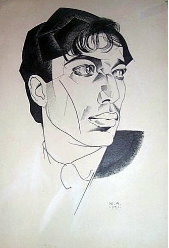 Portrait Of Poet Boris Pasternak — Jury Annenkov