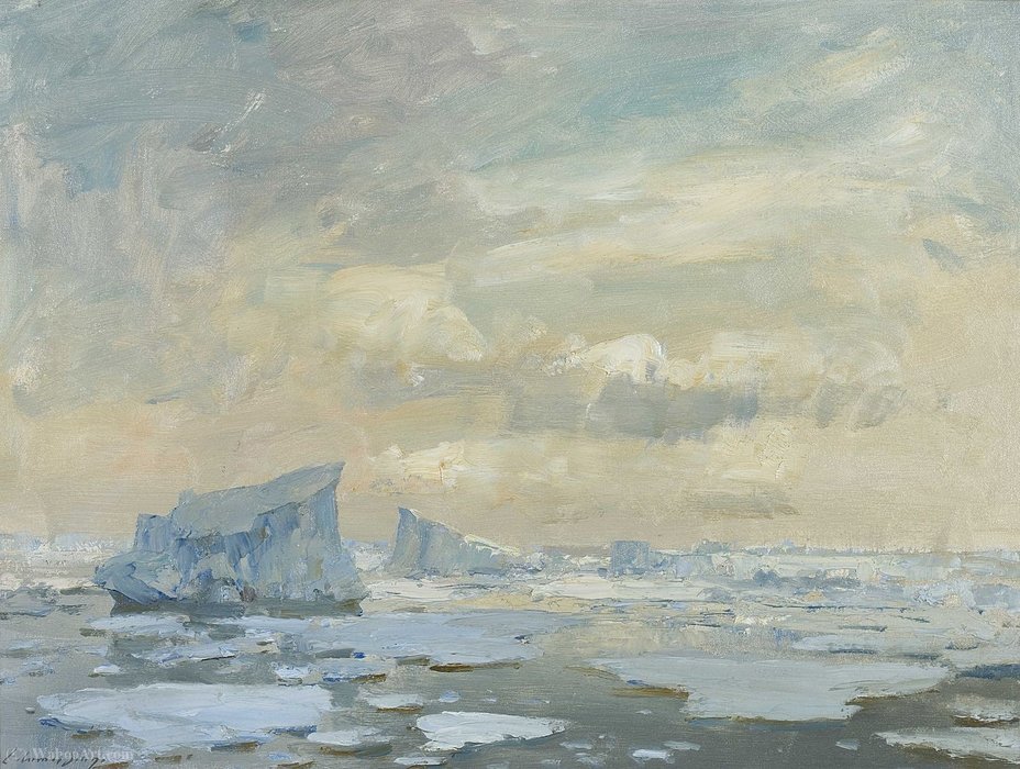 Icebergs In The Antarctic, (1957) — Edward Seago