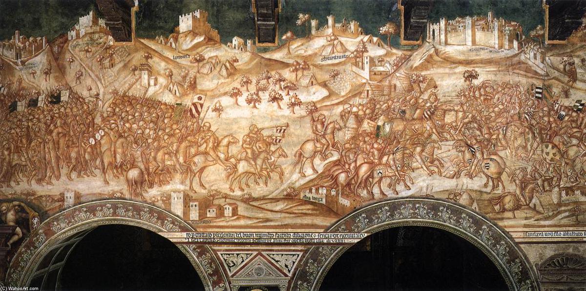 Victory Of The Sienese Troops At Val Di Chiana In 1363 — Lippo Vanni