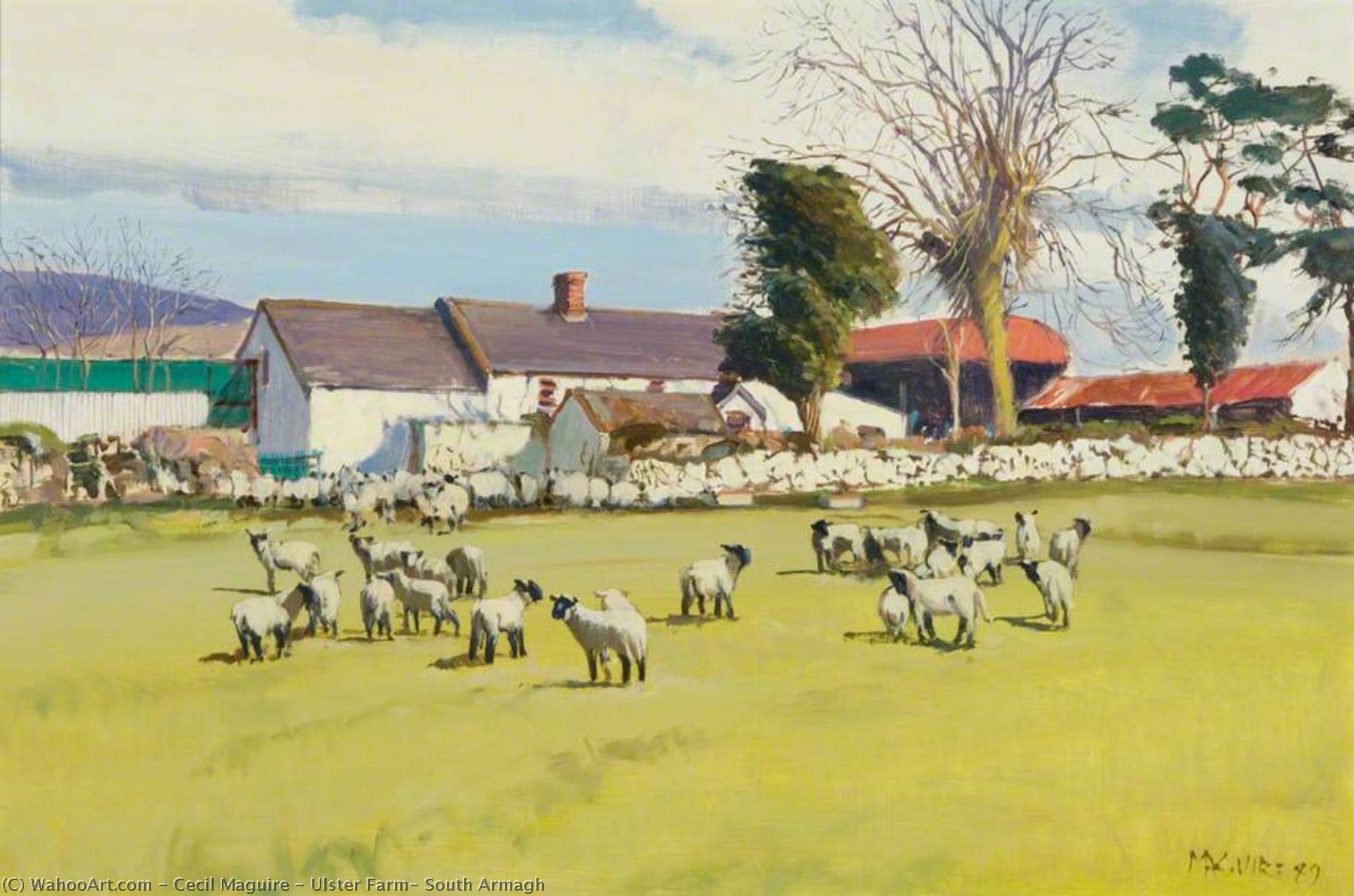 Ulster Farm, South Armagh — Cecil Maguire