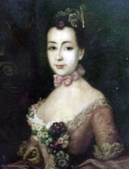 Portrait Of Friederike Riedesel — Johann Heinrich The Elder Tischbein