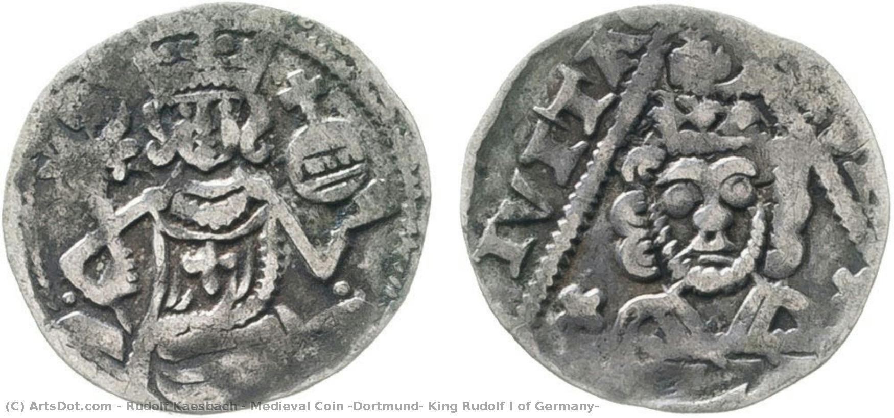Medieval Coin (dortmund: King Rudolf I Of Germany) — Rudolf Kaesbach