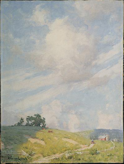 Farm Scape, (painting) — Adrian Lamb