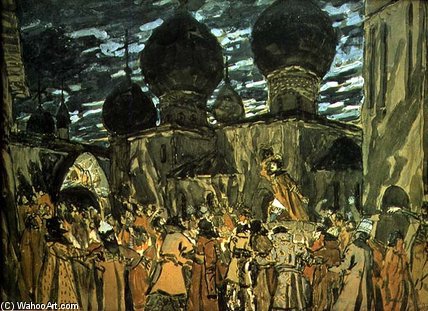 Stage Design For A Theatrical Production — Aleksandr Jakovlevic Golovin
