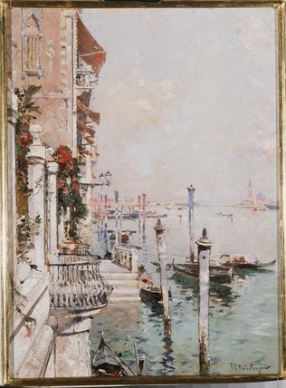 The Grand Canal — Franz Richard Unterberger