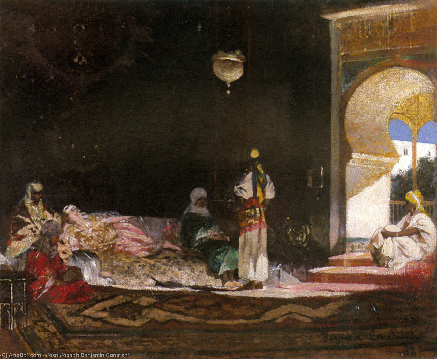 Harem Scene — Жан-жозеф Бенжамен-констан