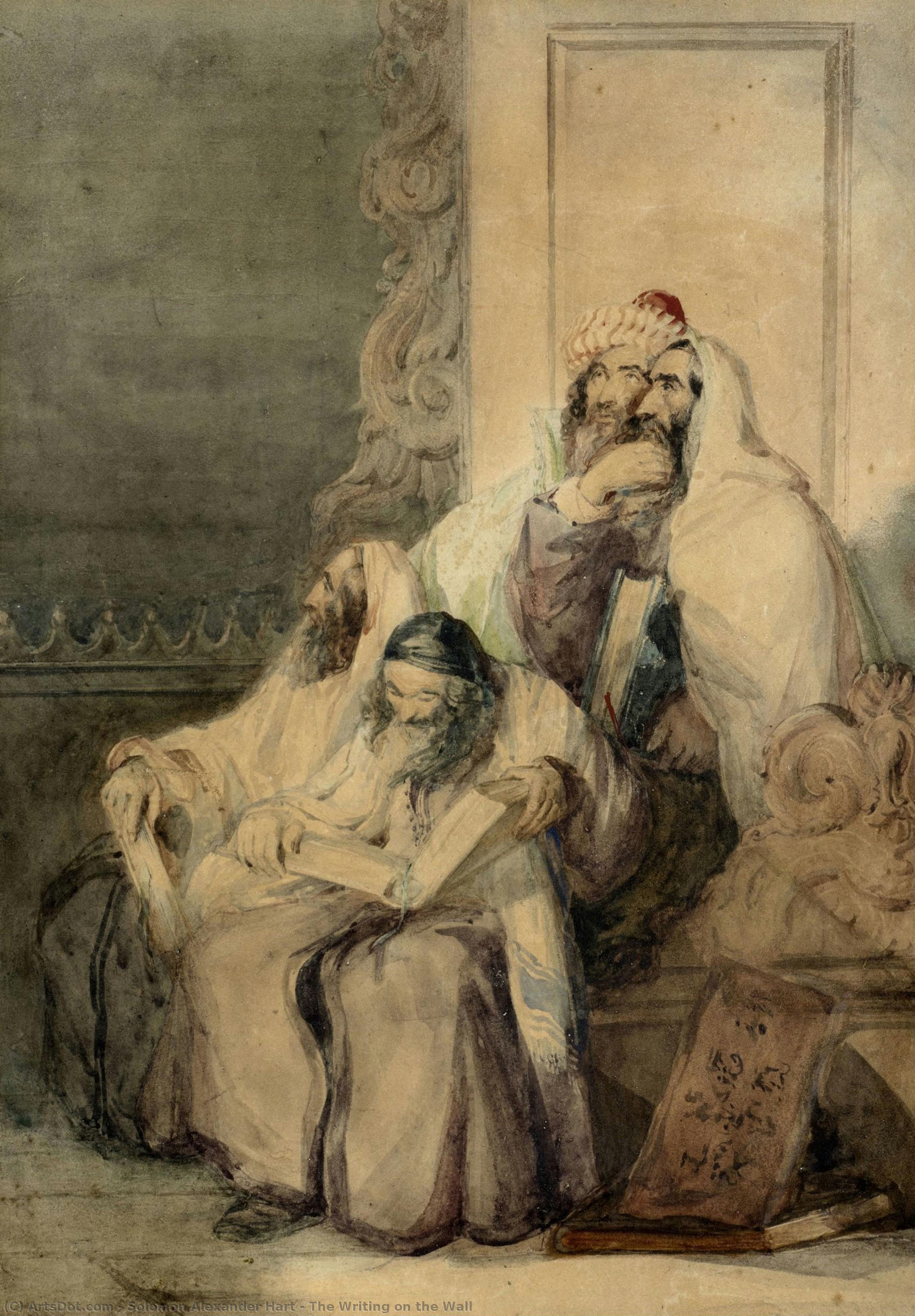 The Writing On The Wall — Solomon Alexander Hart