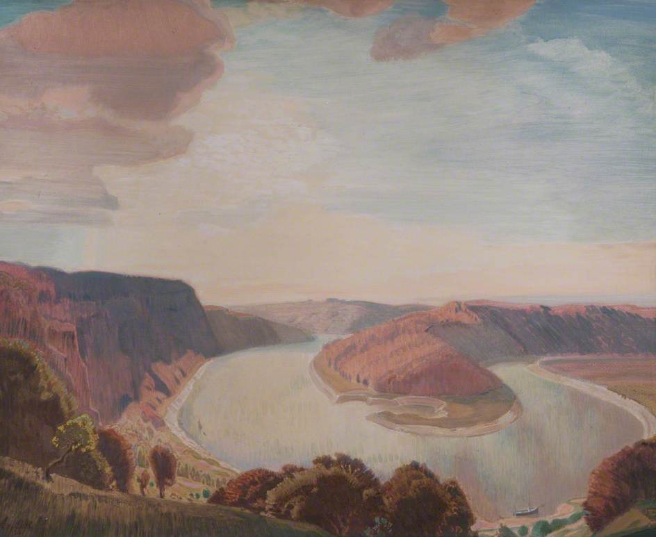 The Wye At Lancaut — Charles March Gere