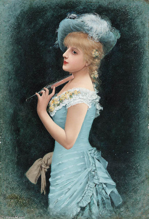 A Parisian Beauty — Emile Eisman Semenovsky
