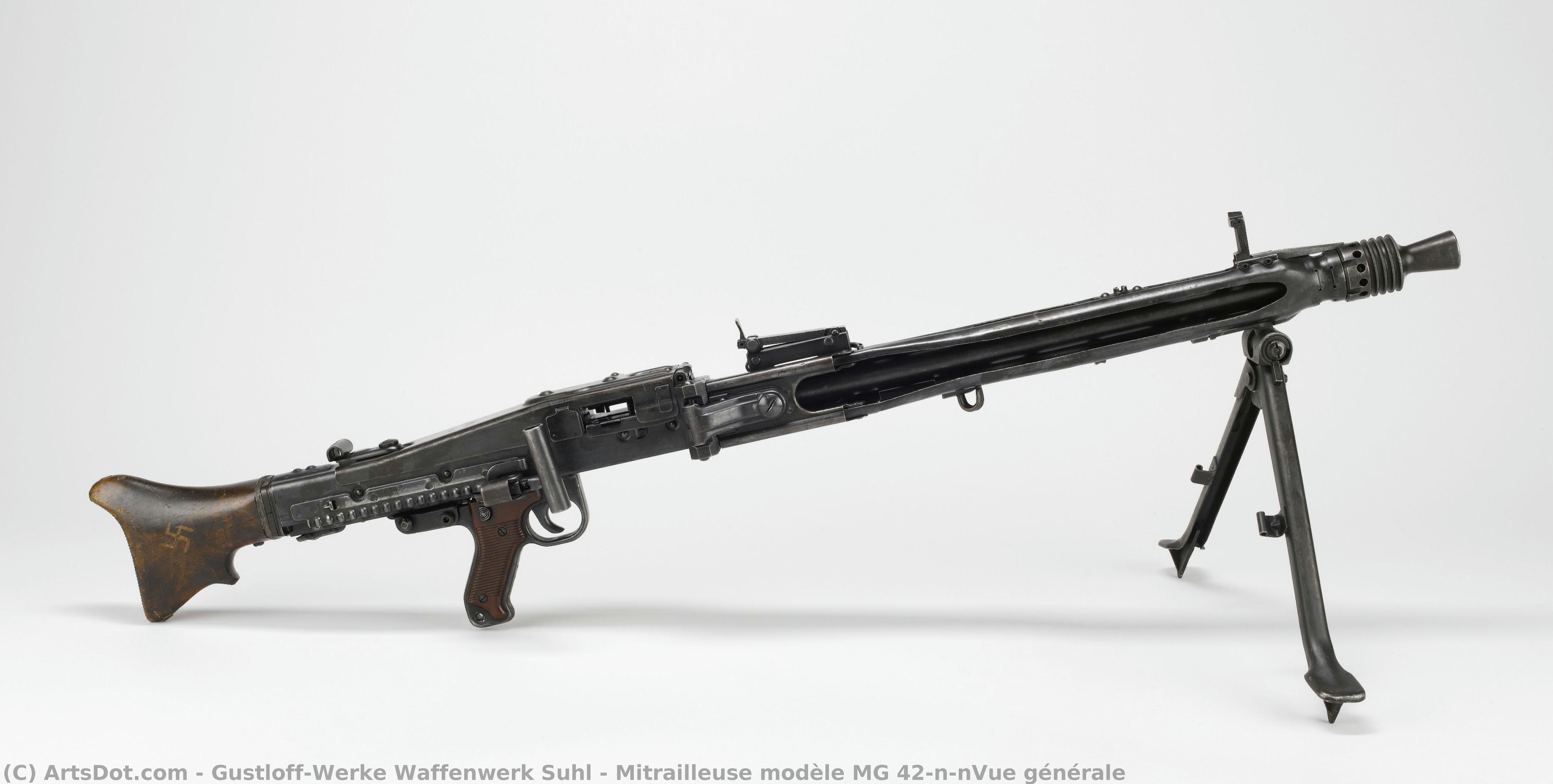 Mitrailleuse Modèle Mg 42\n\nvue Générale — Gustloff-werke Waffenwerk Suhl