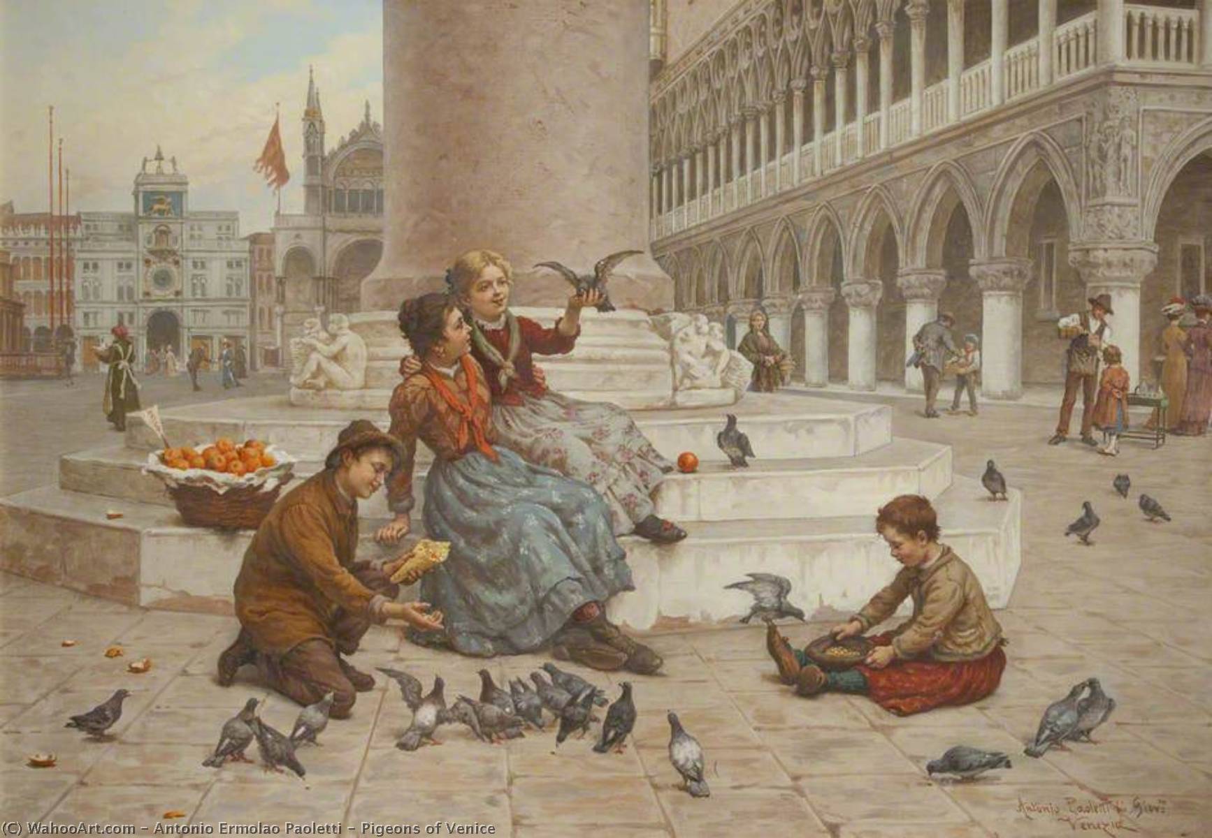 Pigeons Of Venice — Antonio Ermolao Paoletti