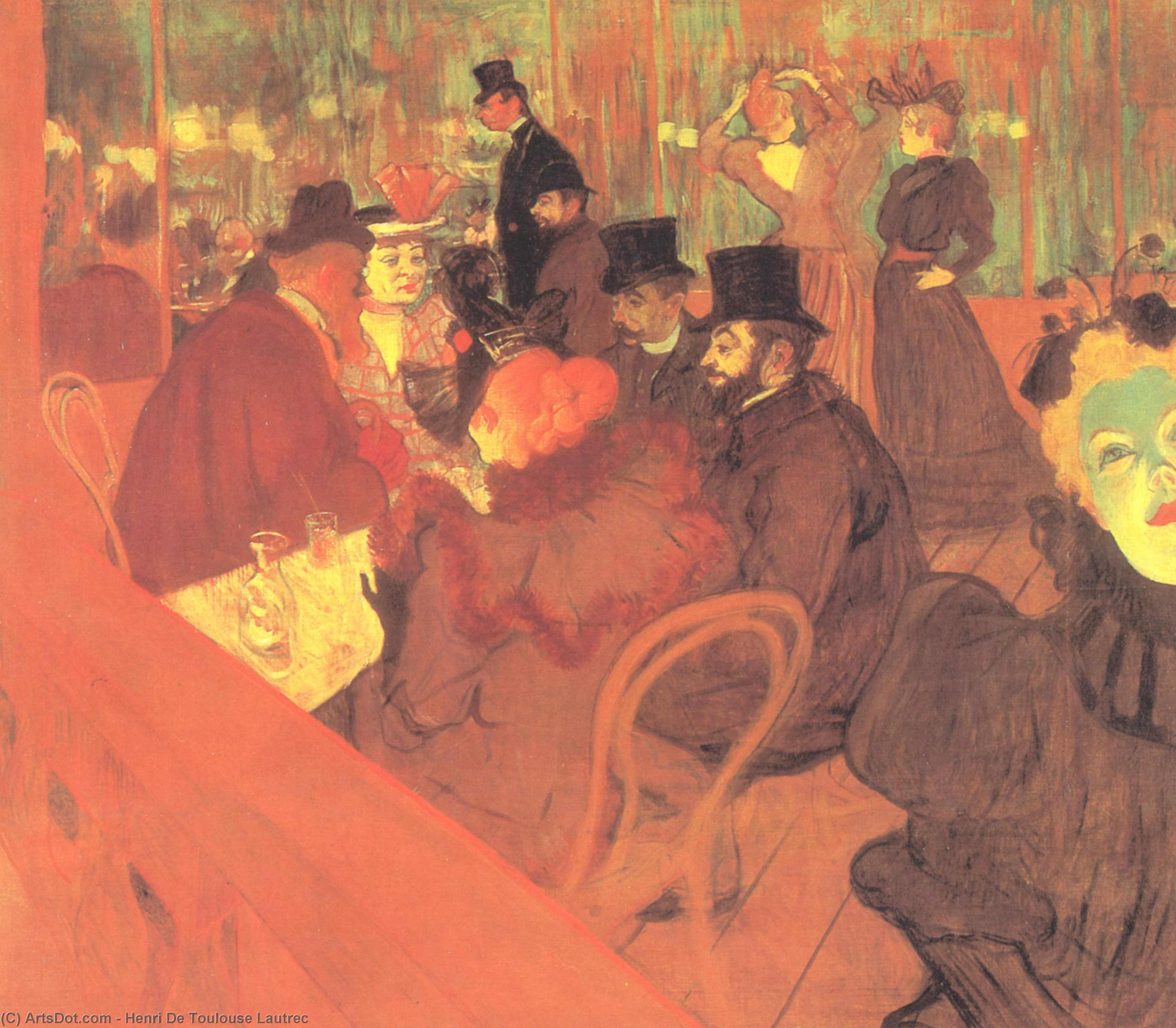 The Promenoir The Moulin Rouge — Henri De Toulouse-lautrec