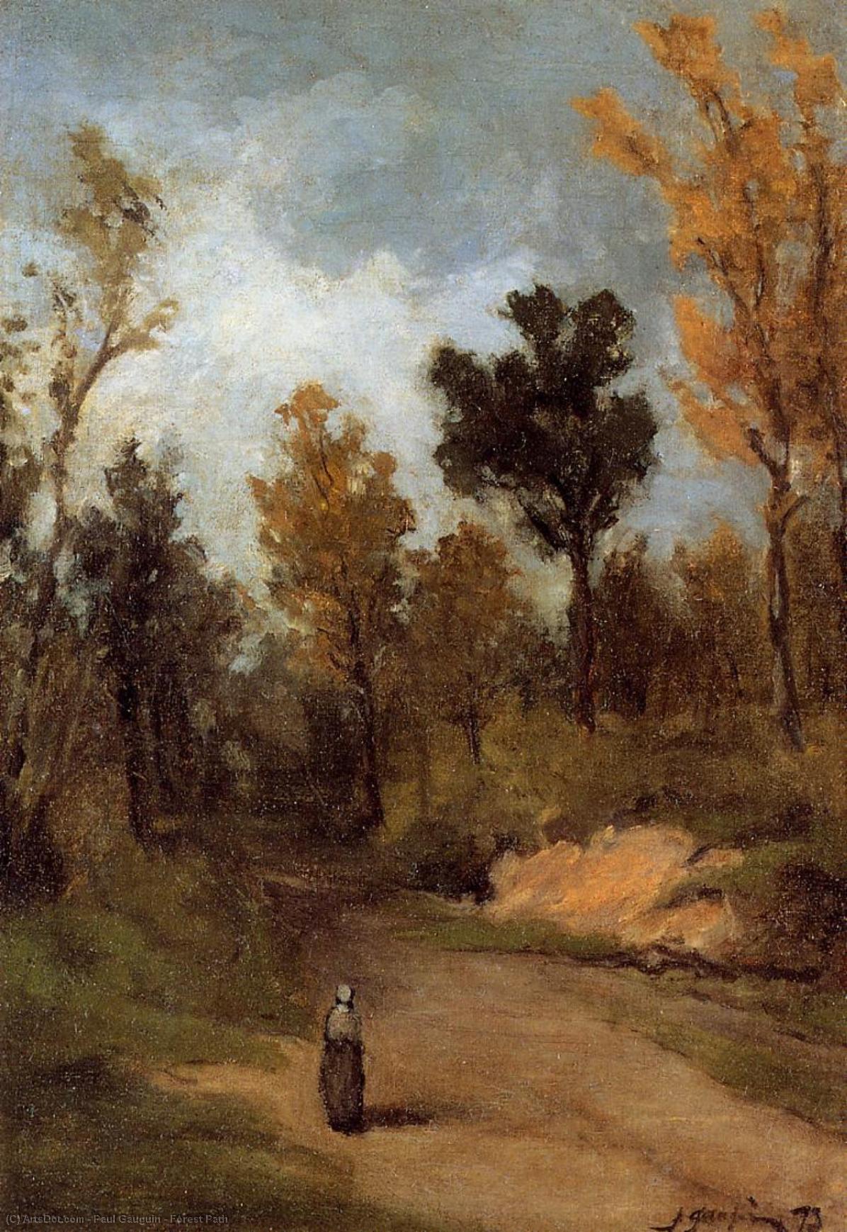 Forest Path — Eugène Henri Paul Gauguin