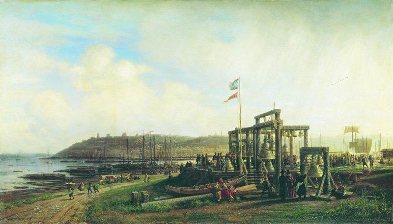 The Fair In Nizhny Novgorod — Alexei Petrovich Bogoliubov