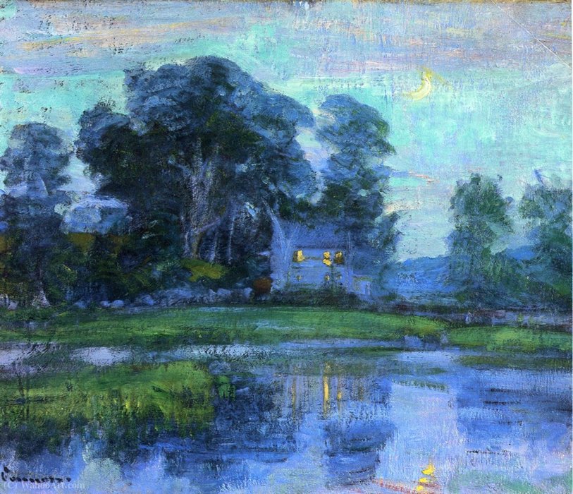 At Eventime — Robert William Vonnoh