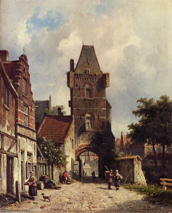 In The Village — Adrianus Eversen