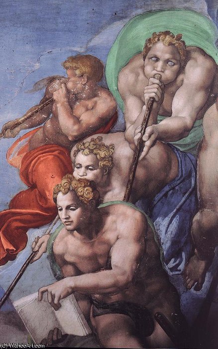 Last Judgment D7 — Микеланджело Буонарроти