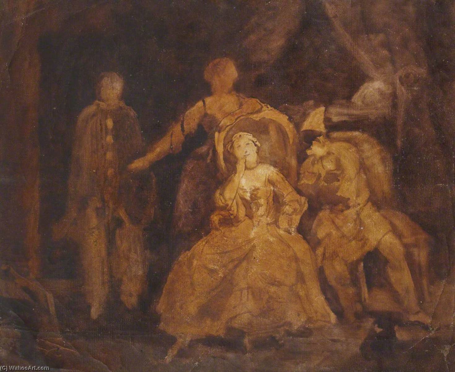 Study For Eighteenth Century Figures — Tomas Stjuart Smit
