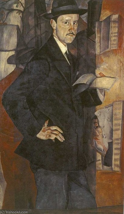Portrait Of M.v. Dobuzhinsky — Boris Dmitrievich Grigoriev