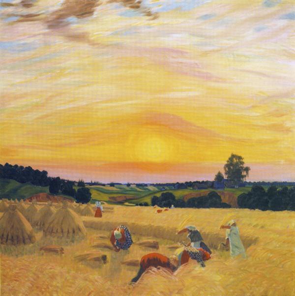 Harvest — Boris Mikhailovich Kustodiev