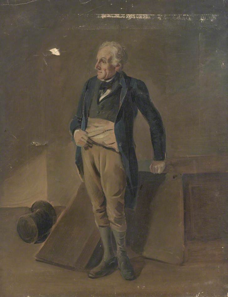 Interior Portrait Of A Man — George Sheffield Senior