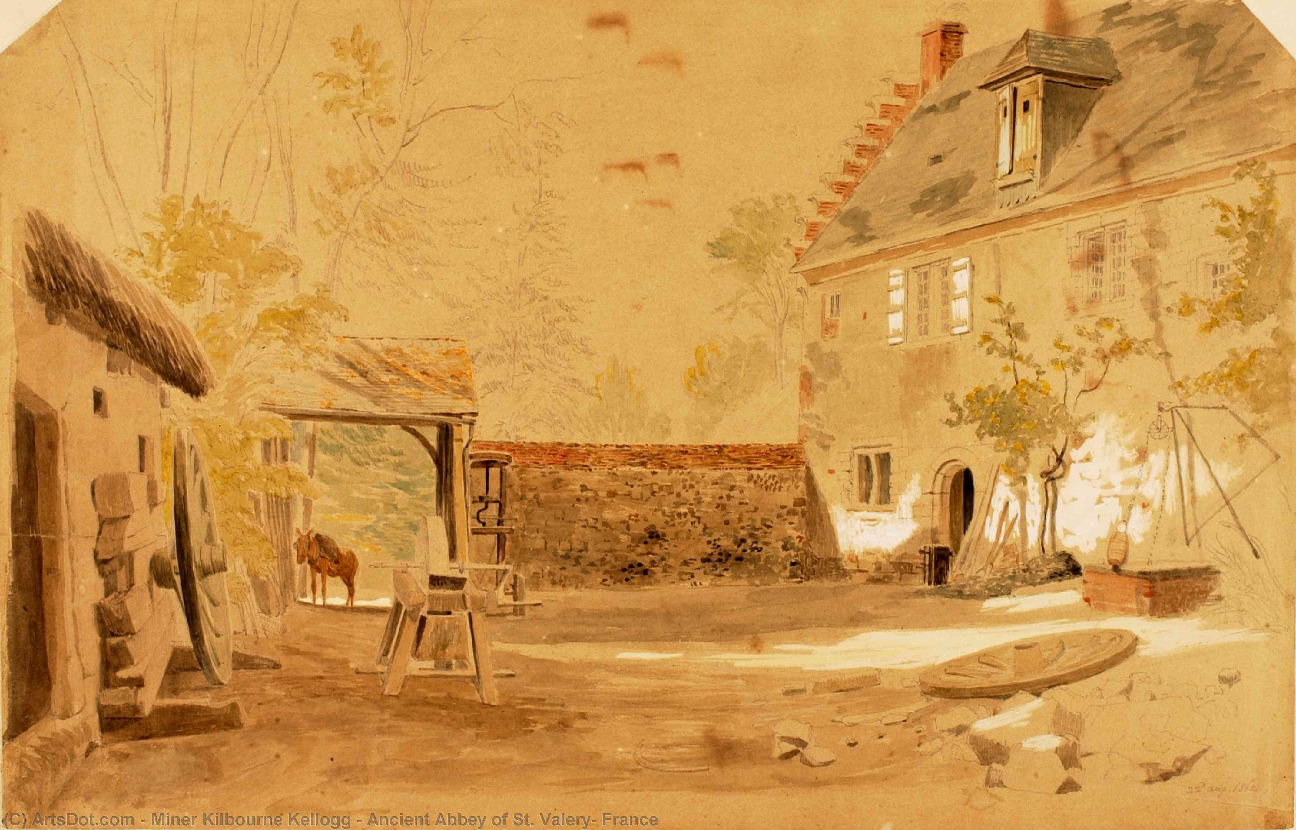 Ancient Abbey Of St. Valery, France — Miner Kilbourne Kellogg