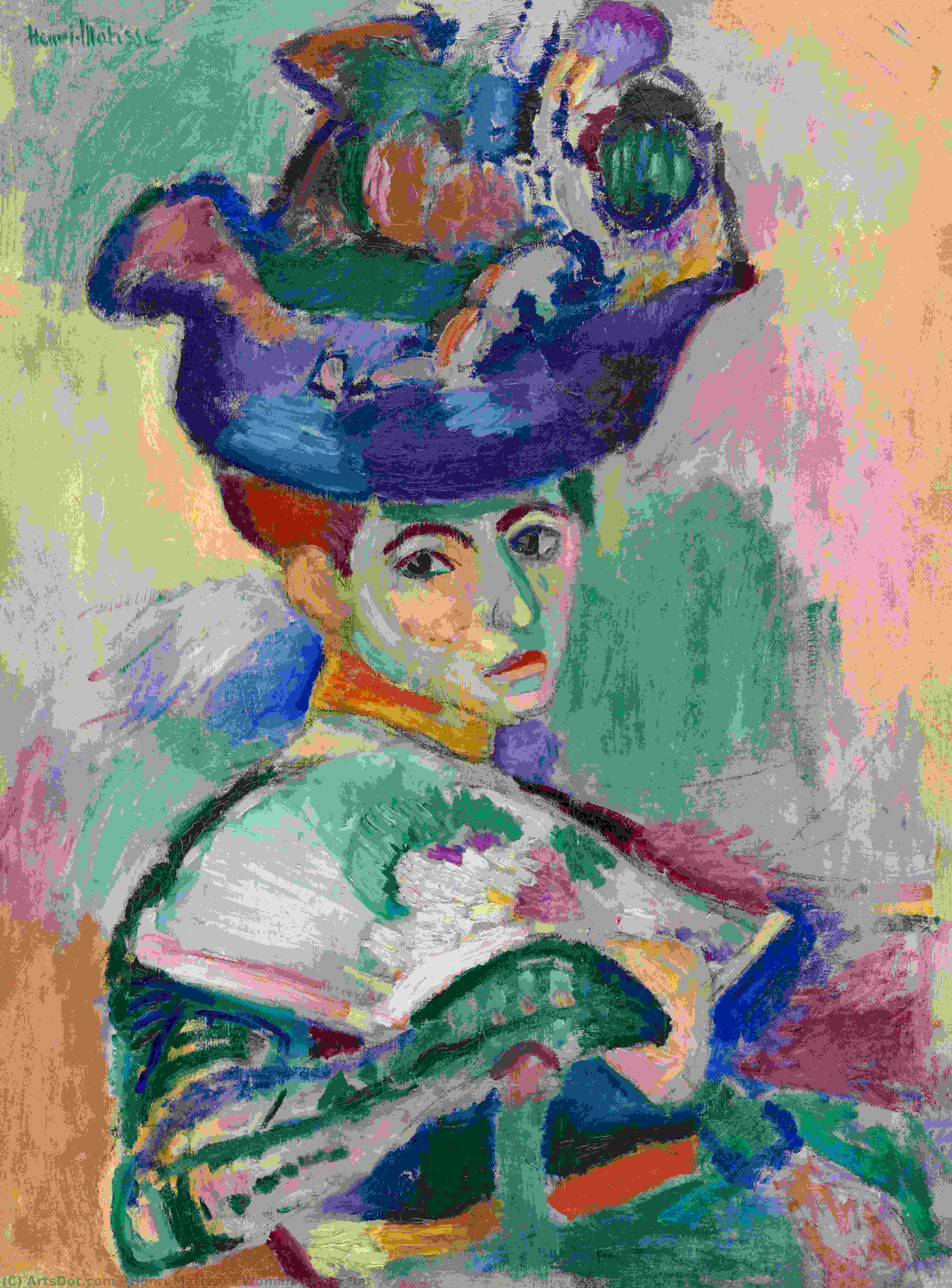 Frau Mit Hut — Henri Matisse