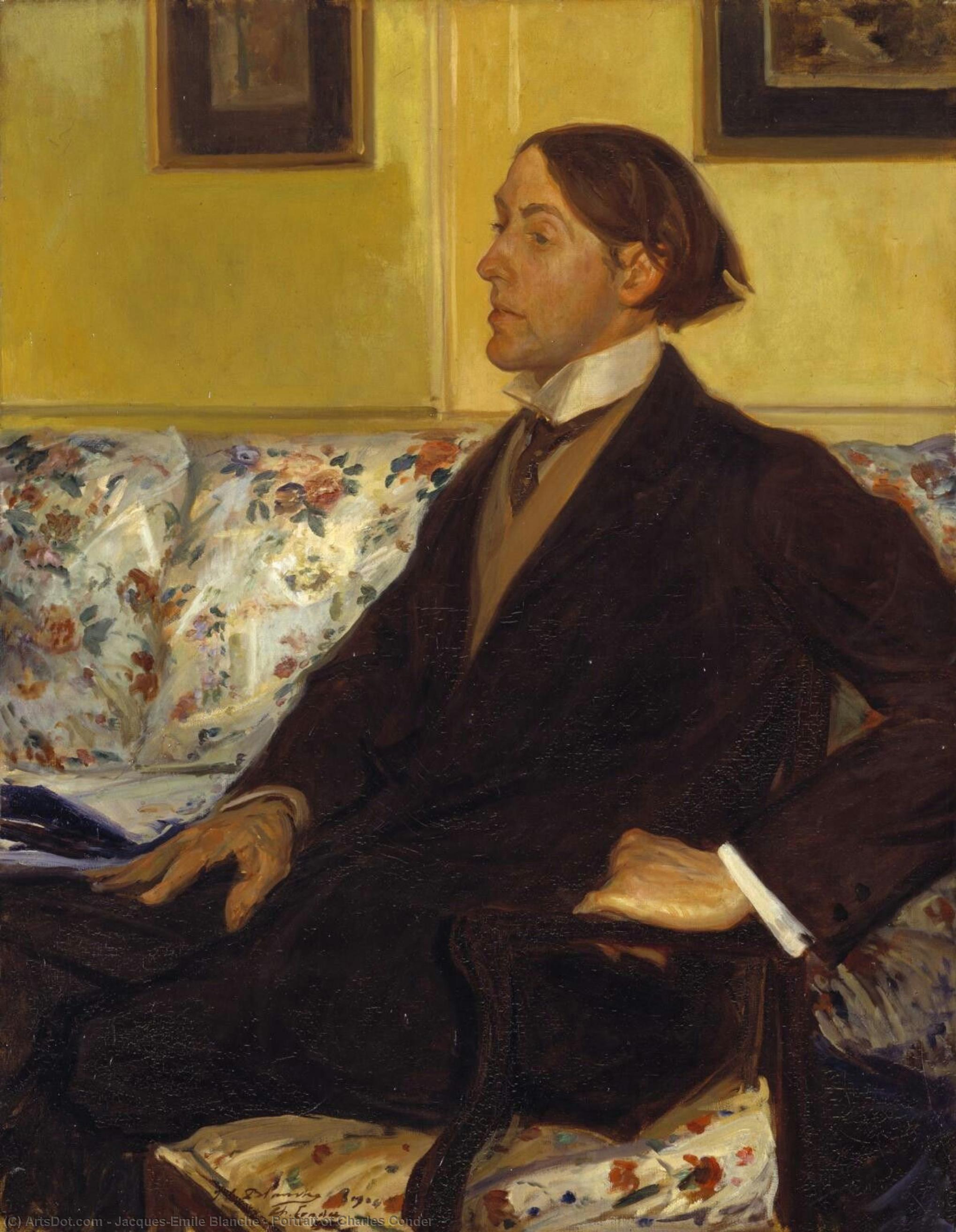 Portrait Of Charles Conder — Jacques-émile Blanche