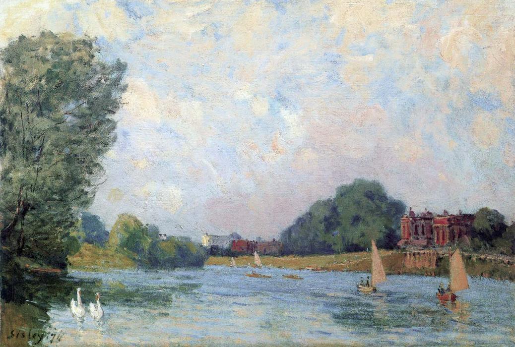 Hampton Court — Alfred Sisley